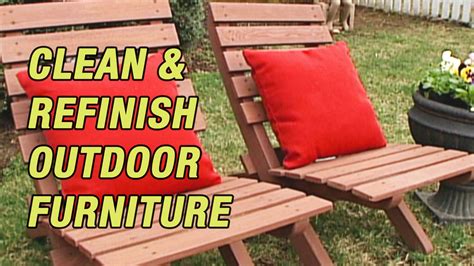 Diy How To Restore Your Outdoor Furniture Refinishing Outdoor