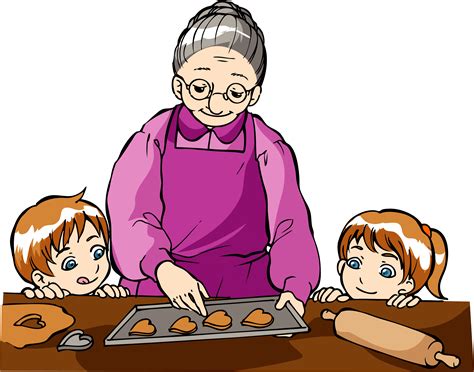 Download Grandparent Grandma Clipart Explore Pictures Grandma Cookies