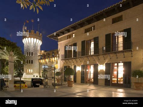 Five Stars Luxury Hotel At Majorca Castillo Hotel Son Vida In The
