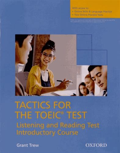 Tactics For The Toeic Test Listening And De Grant Trew Livre Decitre