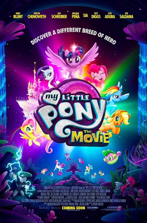 My Little Pony Movie Poster Fluttershy Twilight Sparkle Rainbow Dash