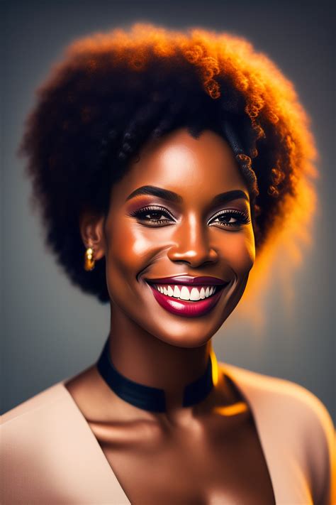 Lexica Black Woman Smiling