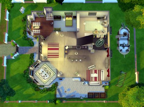 Sims 4 House Plans Blueprints Download Stepford Mansion Sims