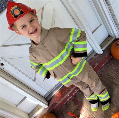 Personalized Firefighter Toddler Full Outfit With Customized Shirt And