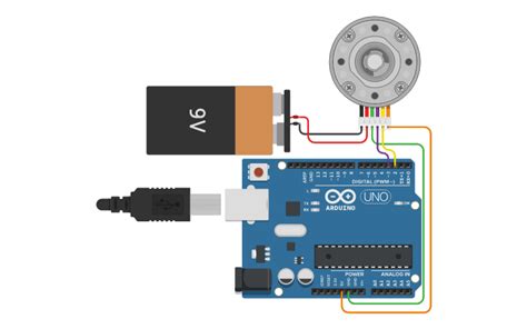 Circuit Design Ex19 Arduino Control Dc Motor With Encoder Tinkercad Images