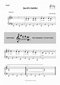 Jacob’s ladder – Descargar partitura PDF piano – Material de Música
