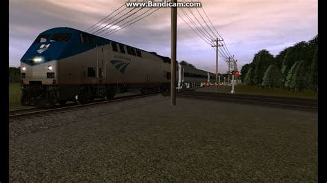 Trainz 12 Amtrak Blue Water At 110 Mph Youtube