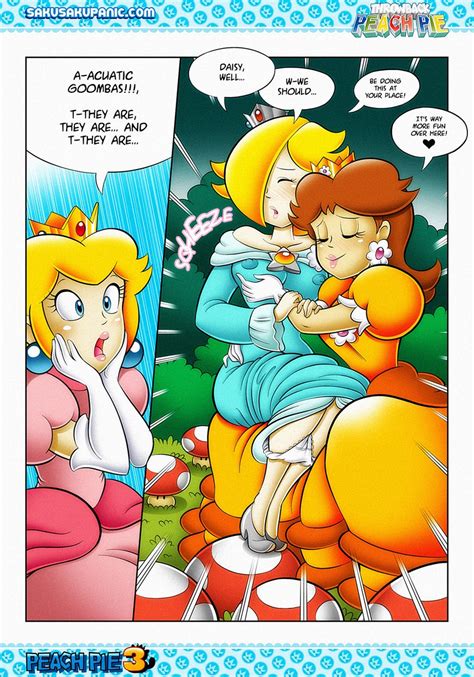 Post 3015007 Comic Princessdaisy Princesspeach Princessrosalina Sakusakupanic Supermariobros