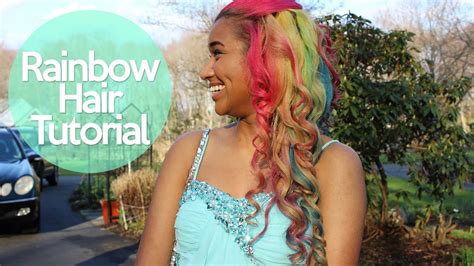 Rainbow Hair Tutorial How To Dye Your Hair Rainbow Offbeatlook