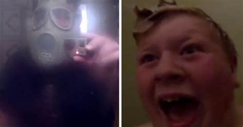 Video Dads Shower Prank On Son Results In The Loudest Scream Ever