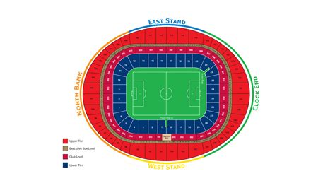 Arsenal Seat Map Emirates Stadium Map