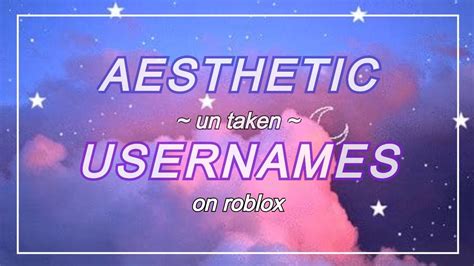 4 roblox username ideas for. 20+ 𝙖𝙚𝙨𝙩𝙝𝙚𝙩𝙞𝙘 𝙧𝙤𝙗𝙡𝙤𝙭 𝙪𝙨𝙚𝙧𝙣𝙖𝙢𝙚 𝙞𝙙𝙚𝙖𝙨! (2020) - YouTube in ...