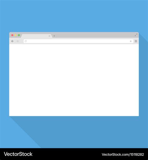 Browser Window Royalty Free Vector Image Vectorstock