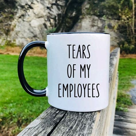 This smart stress ball connects to an app on their. Tears Of My Employees Mug Boss Mug Funny Boss Gift | Etsy ...