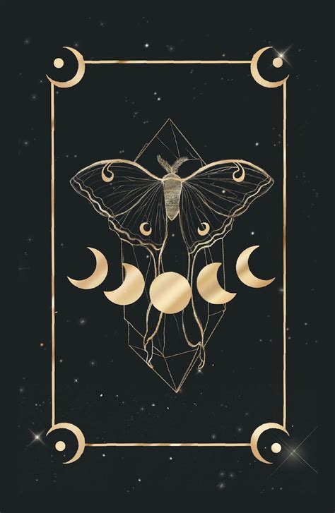 Luna Moth Gold Art Print Witchy Art Gothic Home Decor Etsy Canada