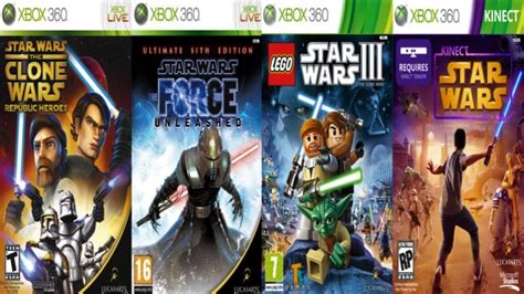 All Star Wars Games For Xbox 360 Youtube