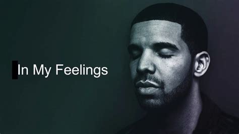 Tipografia Drake In My Feelings Lyrics Br Youtube