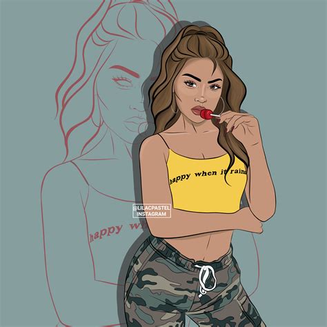 First and foremost, the name baddie comes from bad bitch, and the fierce name itself, to me, translates the spirit of this aesthetic. The Best Baddie Aesthetic Tumblr Girl Drawing - india's ...