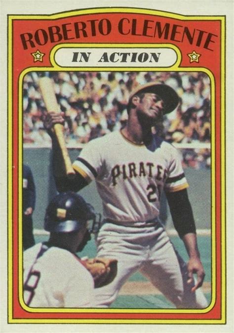 For $3, i simply couldn't pass up the price for any vintage baseball card featuring the say hey kid. 1972 Topps Roberto Clemente #310 Baseball - VCP Price Guide