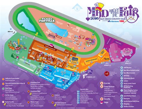 Del Mar Fair Map Color 2018