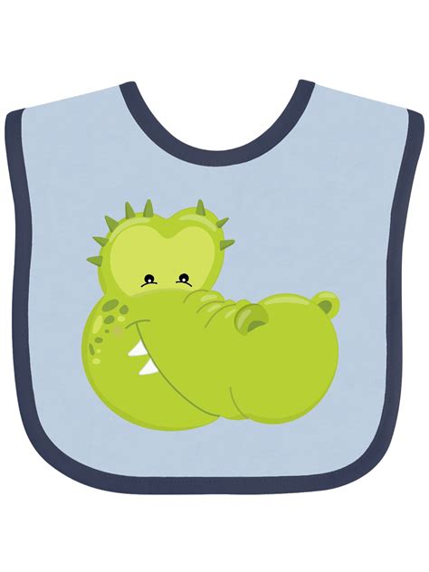 Cute Alligator Head Baby Bib