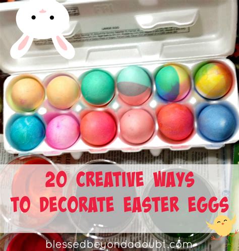20 Creative Ways To Decorate Easter Eggs Super Creative