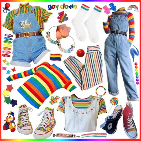 Pin By Cayden Bat On Clowncore Retro Outfits Kid Core Outfits