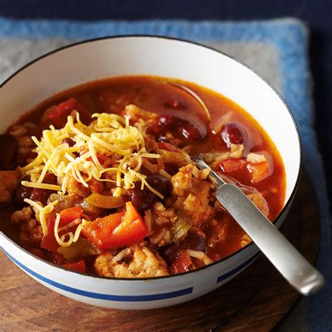 Turkey And Brown Rice Chili Recipe Eatingwell