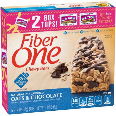 fiber one chewy bars oats and chocolate