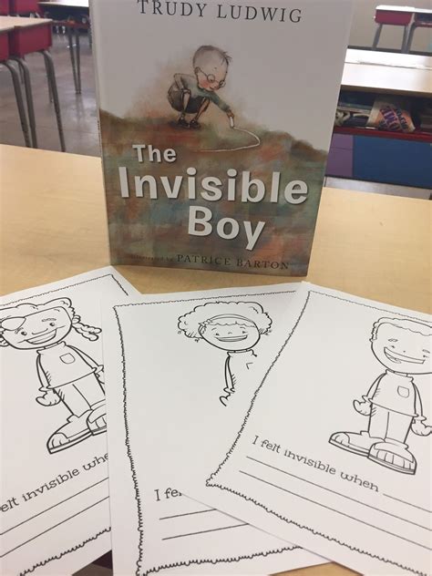 The Invisible Boy A Reflection Activity For Kindness Week Kindness