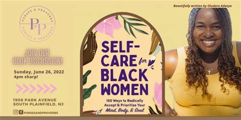 Self Care For Black Women Book Discussion Part 2 Tickets Purses And Proverbs South Plainfield