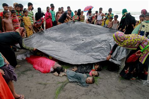 Boats Carrying Rohingya Fleeing Myanmar Sink Killing 46 The New York
