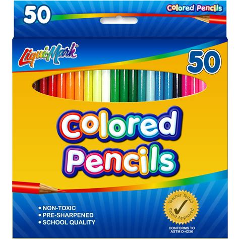 Liqui Mark Colored Pencils 50pkg