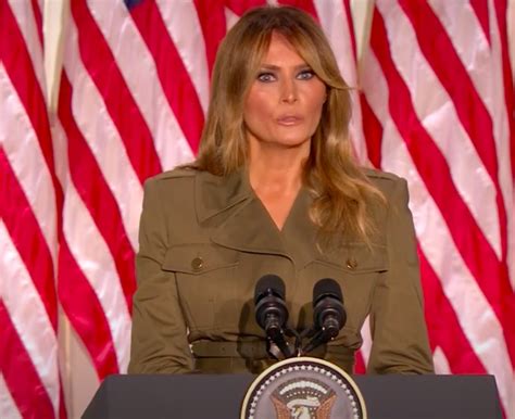 First Lady Melania Trump Says Husband Will Carry Us Through Again On