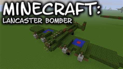 Minecraft Lancaster Bomber Tutorial Youtube