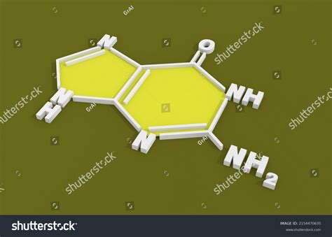 Chemical Structural Formula Guanine Dna Rna Stock Illustration 2154470635 Shutterstock