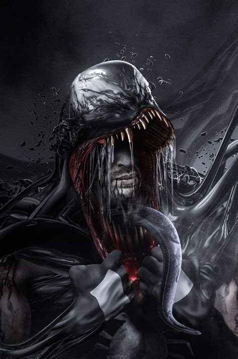 Tom Hardy Venom Transformation Artwork Venom Movie News