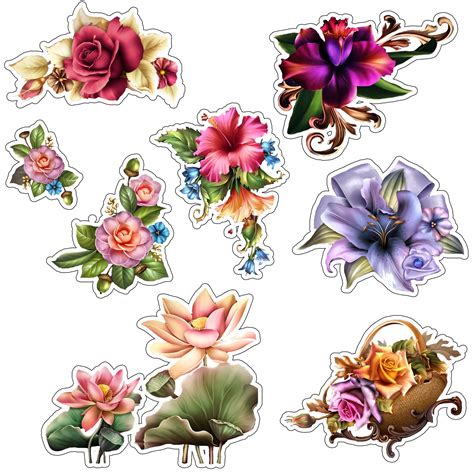 Rosesстили и странички для скрапа Card Embellishments Flower