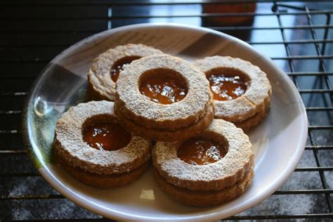 Almonds can be substituted for hazelnuts. Eggless Linzer Cookies - Austrian Christmas Cookies - Gayathri's Cook Spot