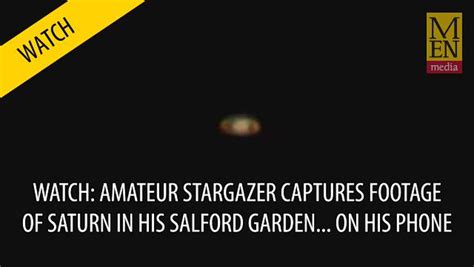Watch The Amazing Footage Of Saturn An Amateur Stargazer Has Captured
