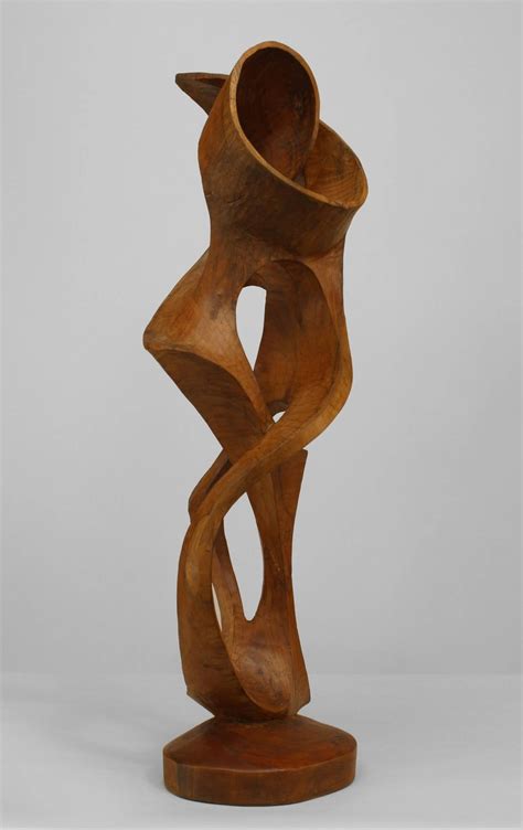 Contemporary Maple Abstract Carved Sculpture For Sale At 1stdibs