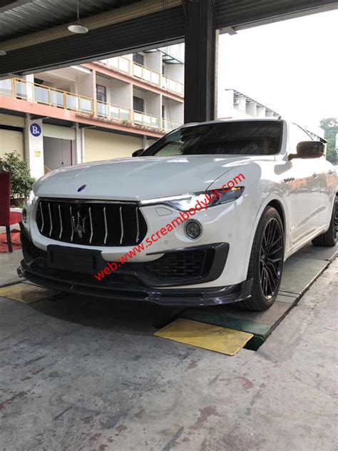 Maserati Levante Body Kit Mansory Carbon Fiber Front Lip And After Lip And Others