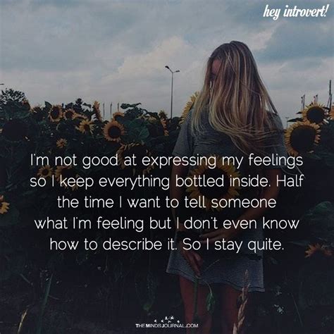 Im Not Good At Expressing My Feelings Im Not Good Expressing