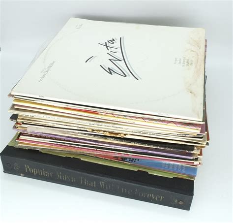 Group Of Records Including Evita King And I When Little Estate Of