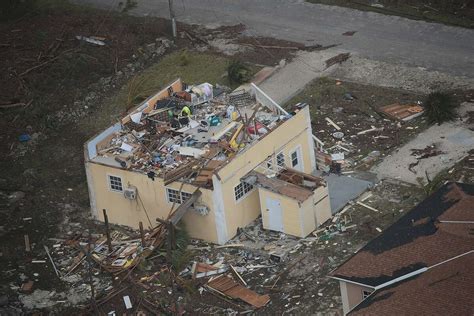 Hurricane Dorian Rips Roofs Off Bahamas Oil Storage