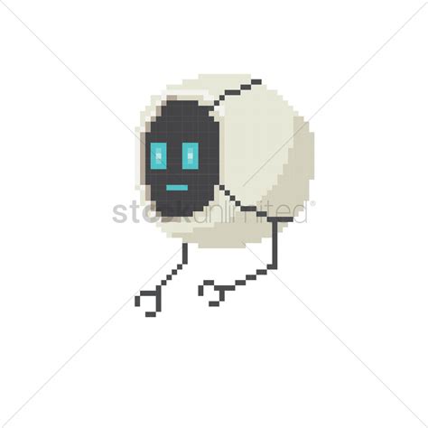 Check spelling or type a new query. Pixel art robot Vector Image - 1958464 | StockUnlimited