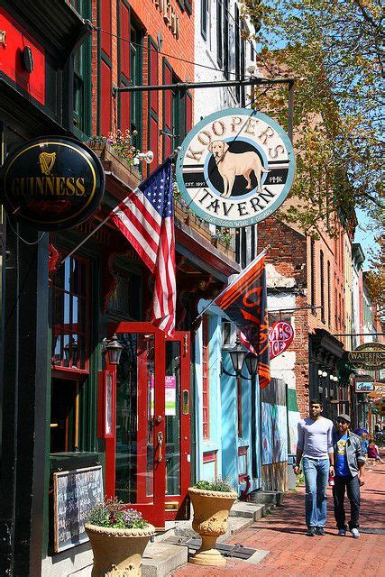 Pubs And Bars In Trendy Fells Point Baltimore Maryland Fells Point