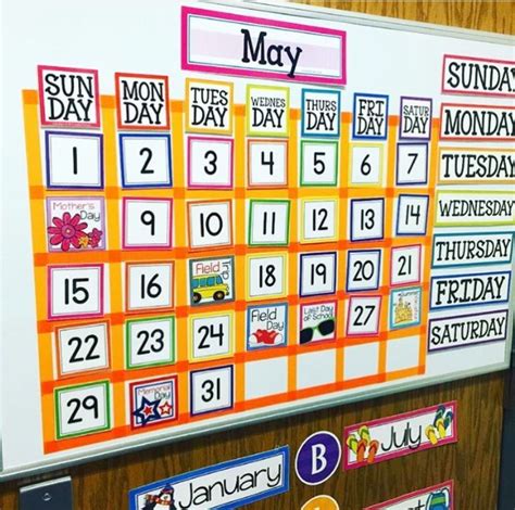 School Classroom Calendar