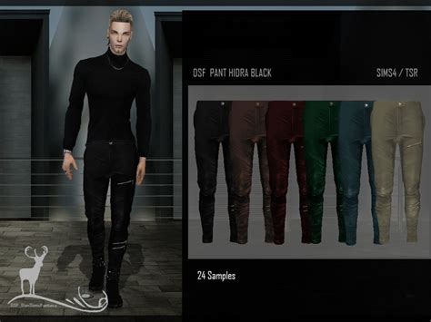 Dsf Pant Hidra Black The Sims 4 Catalog