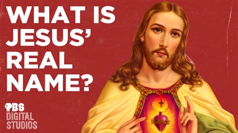 What Was Jesus Real Name Origin Of Everything Pbs Learningmedia